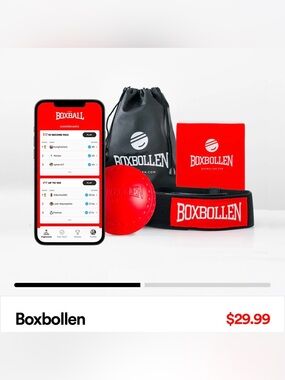 NWT Set of 2 Boxbollen